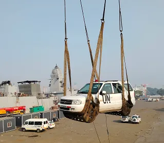 DISCHARGING CARGO FROM THE VESSEL - INTERCARTING - CUSTOM CLEARANCE – LOADING ONTO TRAILERS AND DELIVERING TO FINAL DESTINATION 